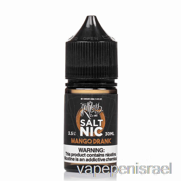 חד פעמי Vape Israel Mango Drink - מלחים חסרי רחמים - 30 מ"ל 35 מ"ג